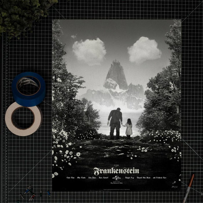 Frankenstein Art Print Frankenstein by Greg Ruth 61 x 46 cm - non encadrée