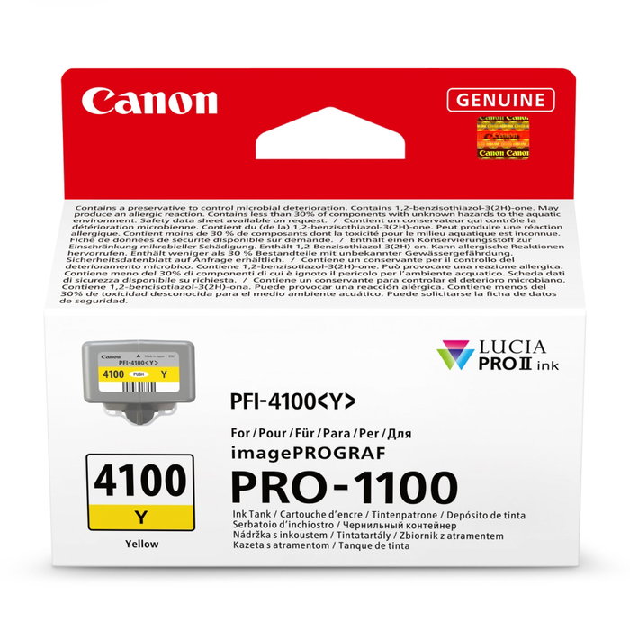 Canon PFI-4100 Y Jaune