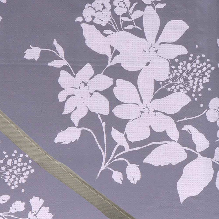 Exma Nappe carrée en hule avec bordure 140 x 140 cm