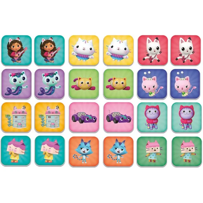 Lisciani Giochi Gabby's Dollhouse Memo - Jeu de mémoire