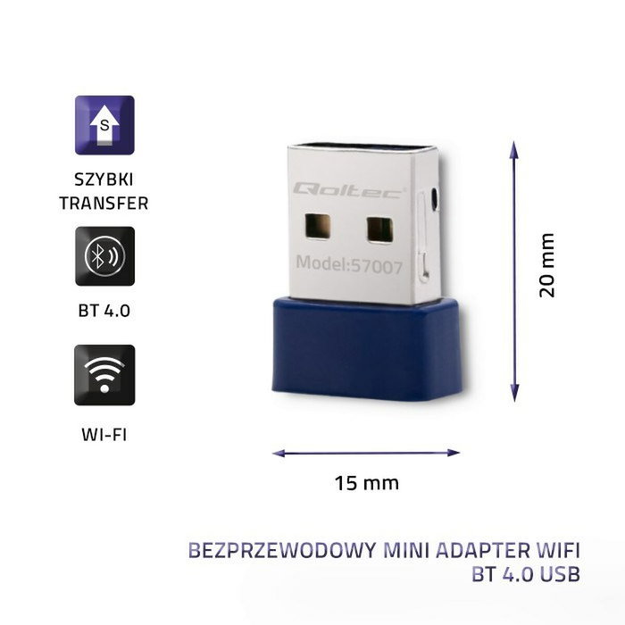Qoltec Adapteur réseau 57007