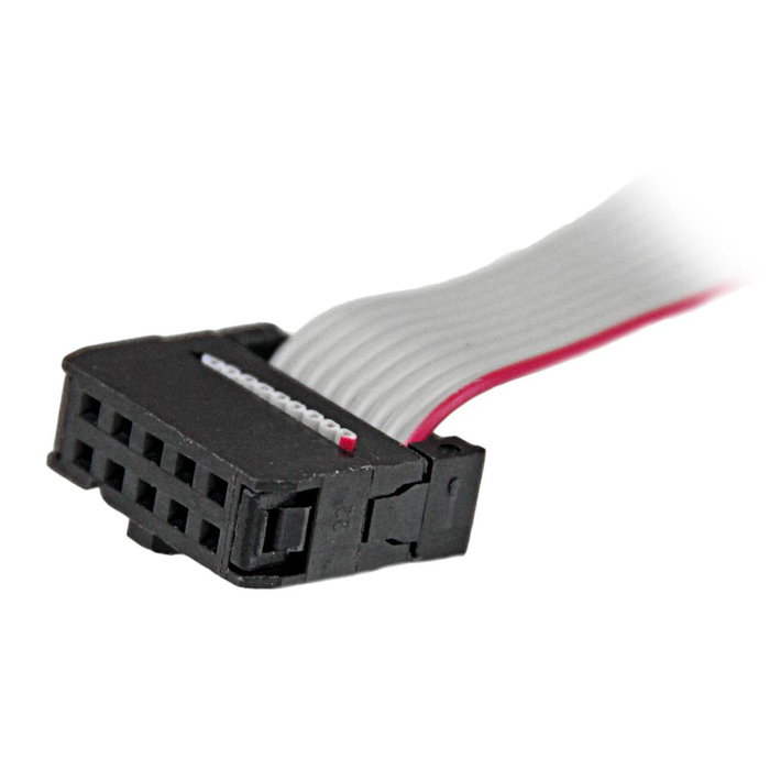 Startechcom PLATE9MLP Plaque de Connecteur DB9 Mâle 9 Broches vers Câble Nappe IDC 10 Broches pour Ordinateur Compact