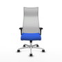 Piqueras y Crespo Chaise de Bureau Albacete Bleu et Blanc