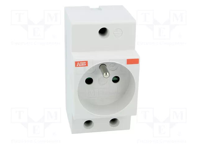 ABB Prise simple de type E pour rail DIN
