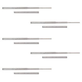 Emuca Lot de 5 coulisses pour tiroirs à roulement à billes, sortie totale, 650 mm, zingué