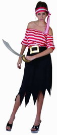BigBuy Carnival Déguisement Femme Pirate - 2 Pièces - Taille M/L