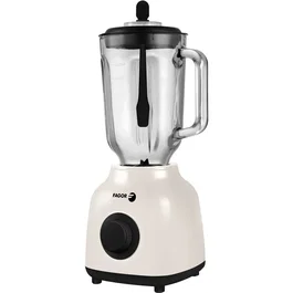 Fagor FGC2160 - Blender 2-en-1 avec moulin broyeur - 400 W - Bol en verre gradué 1,5 L - Couleur crème