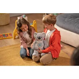 Gipsy Toys KWALY - Koala conteur d'histoires interactif avec 2h de contes en français - Peluche parlante éducative avec Whisperies pour enfants 0-8 ans