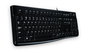 Logitech K120 Clavier USB Filaire pour PC - Disposition Français AZERTY - Confortable et Résistant aux Éclaboussures