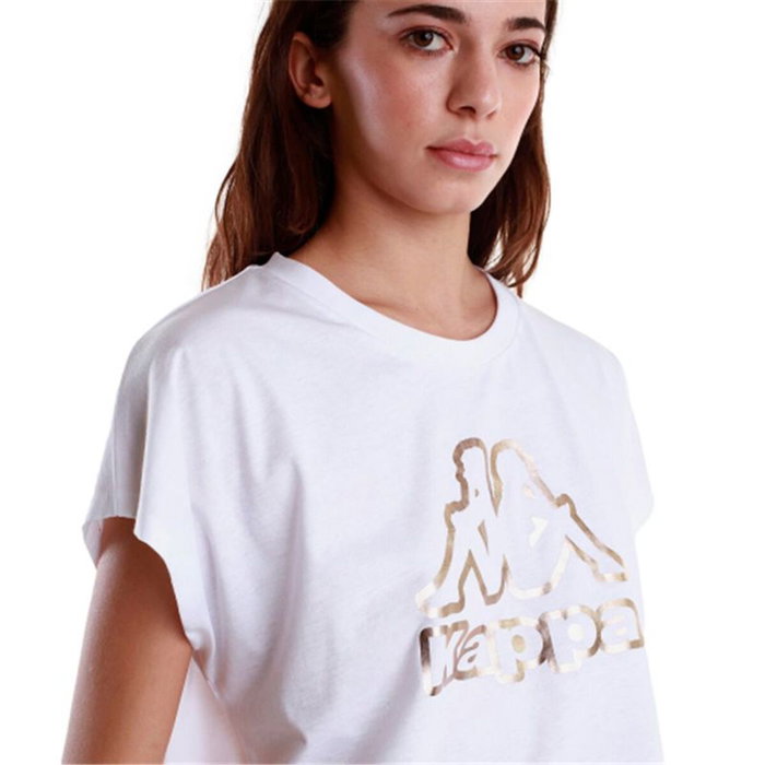 T-shirt à manches courtes femme Kappa 34151UW-001 Blanc (XS)