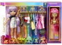 MGA Poupée Avery Fashion Studio Rainbow High 25 cm avec studio de mode, tenues dorées et accessoires
