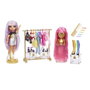 MGA Poupée Avery Fashion Studio Rainbow High 25 cm avec studio de mode, tenues dorées et accessoires