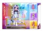 MGA Poupée Avery Fashion Studio Rainbow High 25 cm avec studio de mode, tenues dorées et accessoires