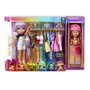 MGA Poupée Avery Fashion Studio Rainbow High 25 cm avec studio de mode, tenues dorées et accessoires