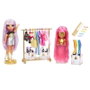MGA Poupée Avery Fashion Studio Rainbow High 25 cm avec studio de mode, tenues dorées et accessoires
