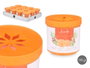 Acorde Désodorisant Gel 190 g Gingembre Orange 8x8x8 cm (Set de 24)