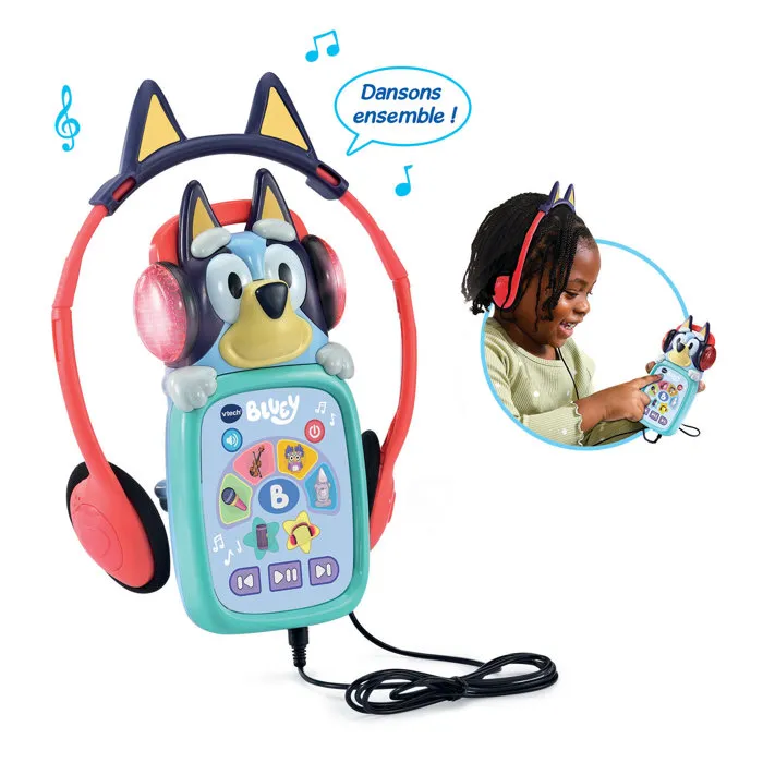 Vtech Bluey - Mon baladeur musical - Multicolore Vtech Bluey - Mon baladeur musical - Multicolore