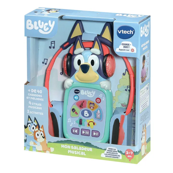 Vtech Bluey - Mon baladeur musical - Multicolore Vtech Bluey - Mon baladeur musical - Multicolore