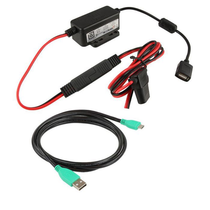 RAM Mounts GDS Modular Hardwire Charger avec câble mUSB RAM Mounts GDS Modular Hardwire Charger avec câble mUSB