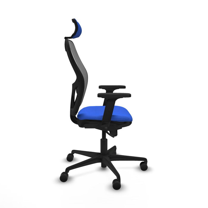 Piqueras y Crespo Chaise de Bureau 2D036N2 Bleu avec Appui-tête Piqueras y Crespo Chaise de Bureau 2D036N2 Bleu avec Appui-tête
