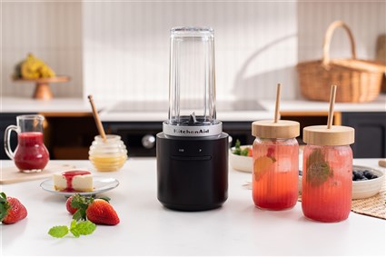 Kitchenaid 5KSBR200BM Batteur Compact sans Fil et sans Batterie, en Acier Inoxydable avec Adaptateur Secteur, Noir Mat Kitchenaid 5KSBR200BM Batteur Compact sans Fil et sans Batterie, en Acier Inoxydable avec Adaptateur Secteur, Noir Mat