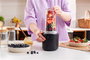 Kitchenaid 5KSBR200BM Batteur Compact sans Fil et sans Batterie, en Acier Inoxydable avec Adaptateur Secteur, Noir Mat