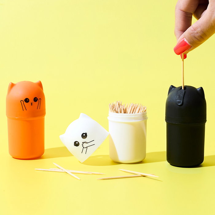 Cook Concept Lot de 3 distributeurs de cure-dents LUDIQUE en bambú Cook Concept Lot de 3 distributeurs de cure-dents LUDIQUE en bambú