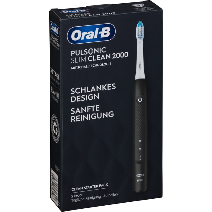 Braun Oral-B Pulsonic Slim Clean 2000 Noir