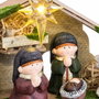 BigBuy Home Crèche de Noël Multicouleur Céramique et Bois MDF (5 Pièces)