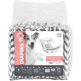 M Pets Couches pour chienne DIAPERS - Femelle - S x10