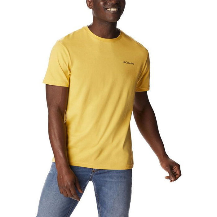 T-shirt à manches courtes homme Columbia 1834041742 Jaune