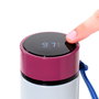 PUCKATOR Gourde isotherme en acier inoxidable motif Ajolote Minecraft avec thermomètre digital 450 ml - Capacité 450ml, maintien au chaud 6h, au froid 24h, infuseur à thé amovible
