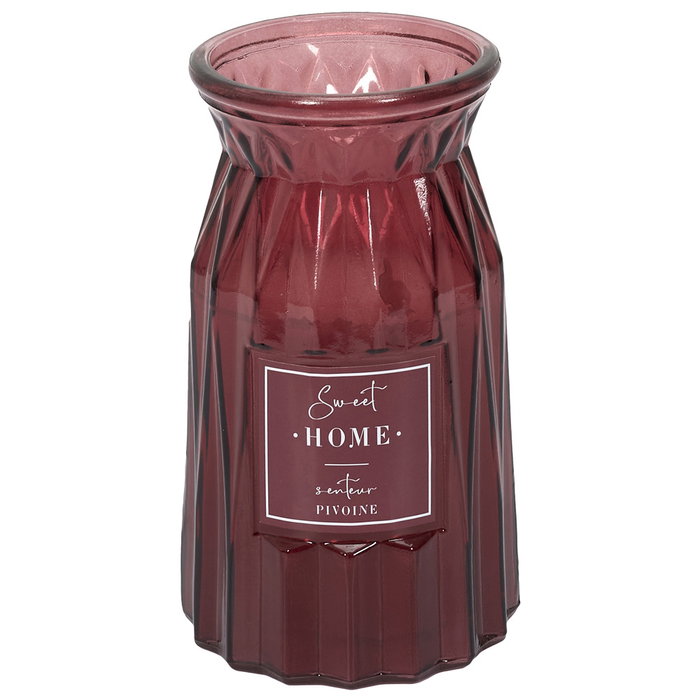 Home Deco Factory Bougie Parfumée dans Vase H.18 cm