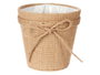 IBERGARDEN Macetero en tissu avec laço Marron 12,5x12cm