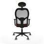 Piqueras y Crespo Chaise de Bureau Jorquera 1D036G1 Orange Foncé