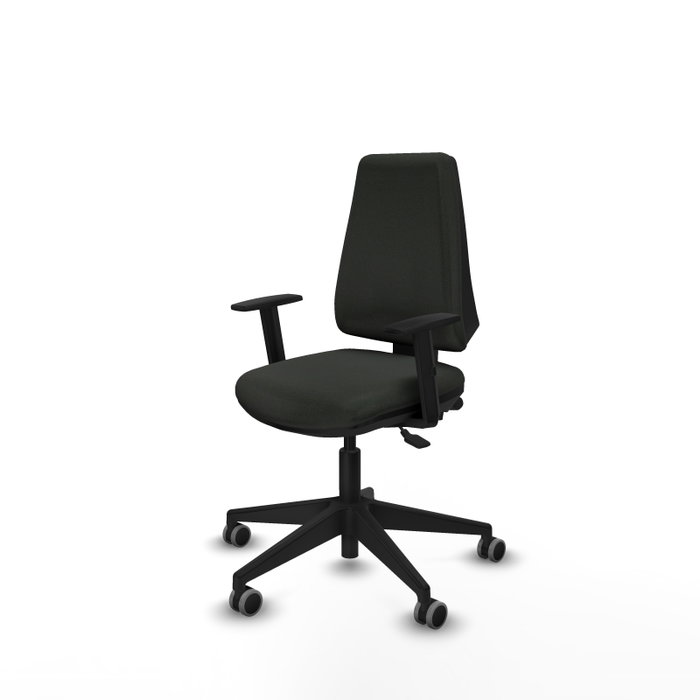 PIQUERAS Y CRESPO Chaise Elche Asynchrone Tissu Noir