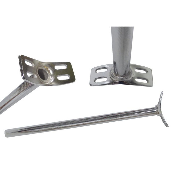 Qu-Ax Tige de selle pour monocycle version 4 trous argent 22.2 x 400 mm