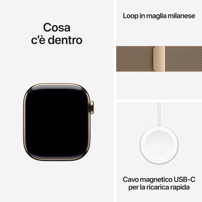 Montre intelligente Apple Watch Series 11 GPS + Cellular Rose 1,77"