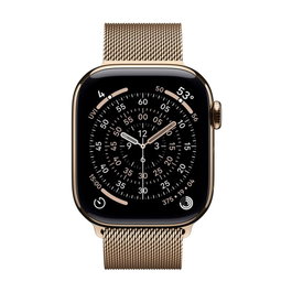 Apple Smartwatch S11 GPS + Cellular 42 mm Titanium Gold Milanese Loop