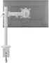One For All Support de moniteur Smart simple bras - Compatible écrans 13 à 32" (8 kg, VESA 100) - Réglable en hauteur, rotation, inclinaison - Blanc