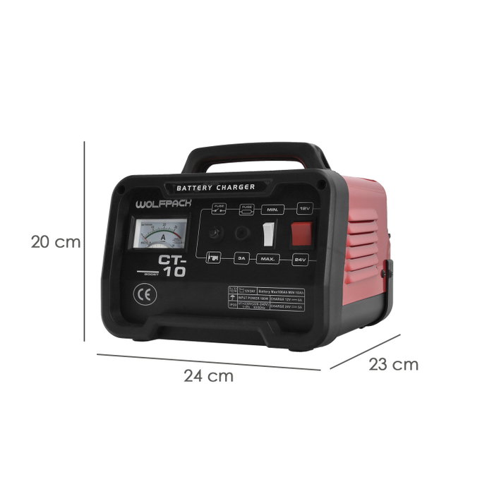 WOLFPACK LINEA PROFESIONAL Chargeur et démarreur de batterie 12/24V 10-100Ah WOLFPACK LINEA PROFESIONAL Chargeur et démarreur de batterie 12/24V 10-100Ah