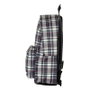 PERONA Sac à dos toile imprimée 42 cm avec dos et bretelles rembourrés, ajustables, sangles réfléchissantes et système d'attache chariot