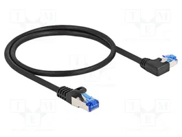 DELOCK Câble Ethernet Patch Cord Cat 6a S/FTP 500mm Noir