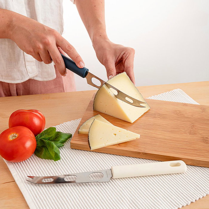 Quid Couteau à Fromage Baltic 26,5x3 cm - Manche Ergonomique, Acier Inoxydable, Lot de 12 Quid Couteau à Fromage Baltic 26,5x3 cm - Manche Ergonomique, Acier Inoxydable, Lot de 12