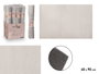 Giftdecor Tapis Soft Gris Clair 60 x 90 cm (Set de 12)