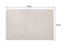 Giftdecor Tapis Soft Gris Clair 60 x 90 cm (Set de 12)