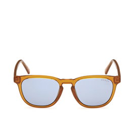 Guess Gafas Lunettes de soleil GU8293 44V Homme Rondes Orange 49mm