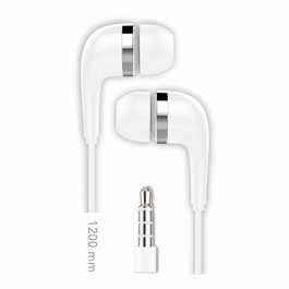 Tech One Tech Auriculares bsk jack con micrófono, blanco