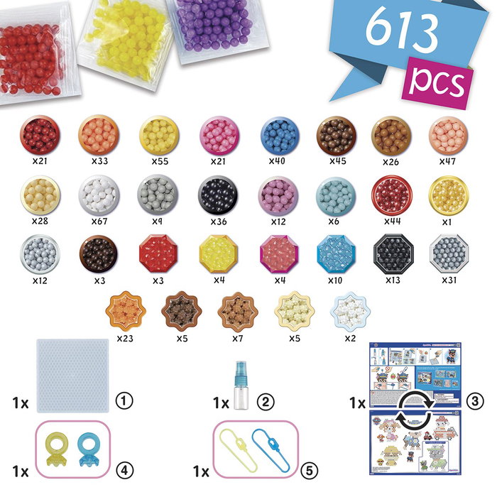Aquabeads Kit Créatif Pat'Patrouille - 600 Perles