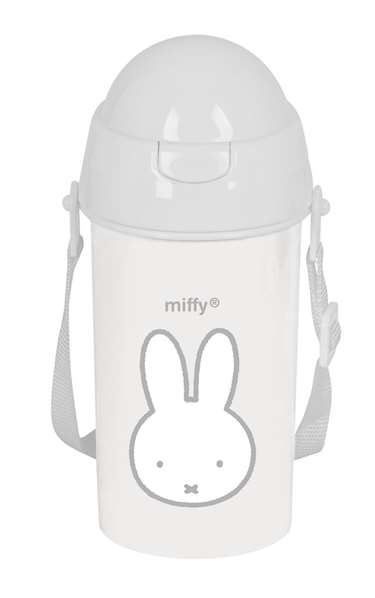Safta Bouteille isotherme Miffy 'Niebla' 500 ml, ouverture automatique avec paille, dimensions 7.3 x 19.5 x 7.3 cm, à partir de 3 ans Safta Bouteille isotherme Miffy 'Niebla' 500 ml, ouverture automatique avec paille, dimensions 7.3 x 19.5 x 7.3 cm, à partir de 3 ans